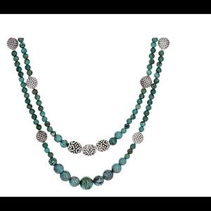 Turquoise sterling necklace